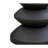 Belana Black Metal Geometric Art Deco Inspired Side End Accent Table, 14" x 14" x 18"-244521108-244521109