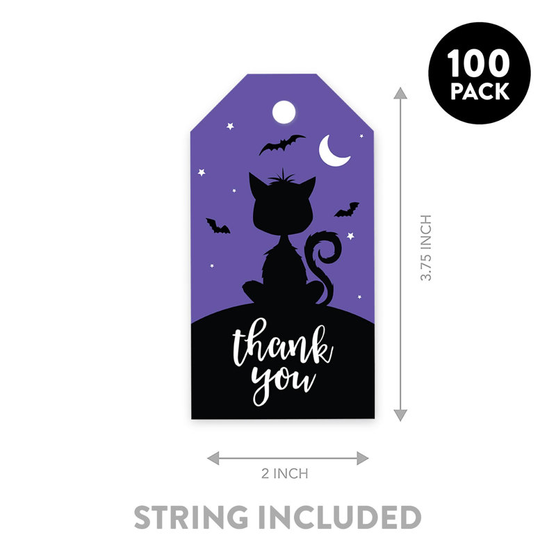 Sacs-cadeaux en papier Black Cat Bats