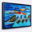 Paysage marin en mer bleue - reproduction d'art-35123908-35123917