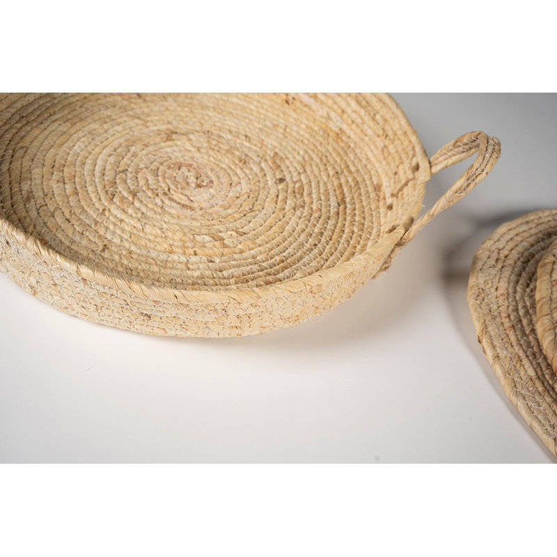 Maize Round Placemat And Coaster Set