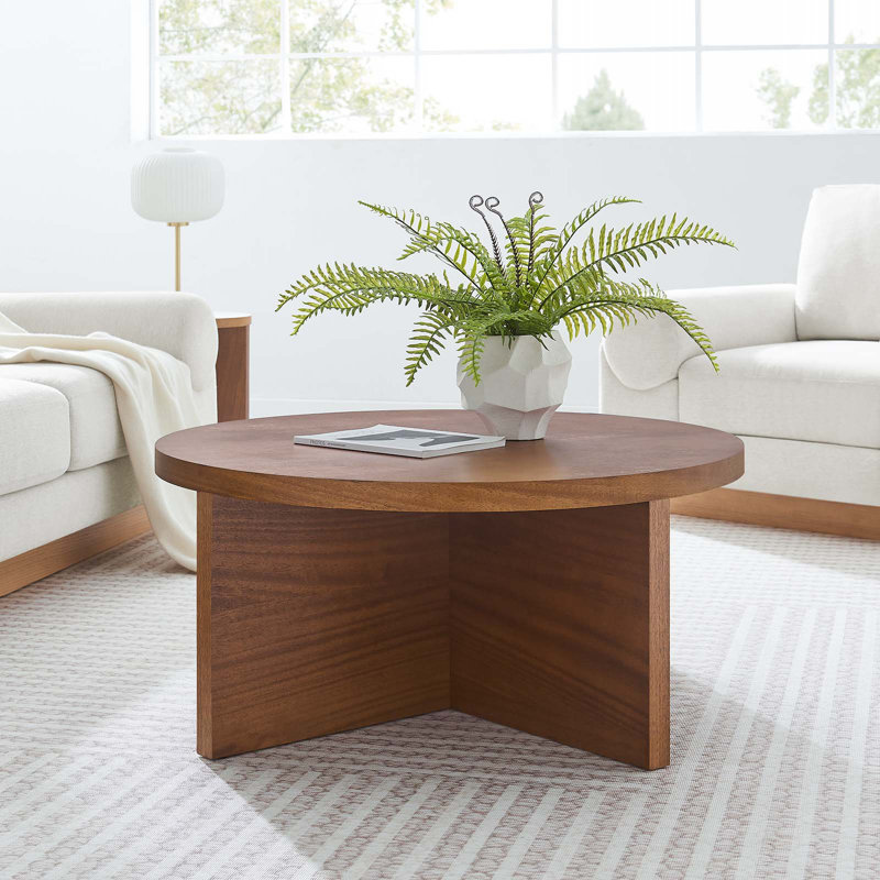 Table basse Modway Silas, Noyer