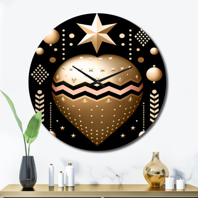 Horloge murale Golden