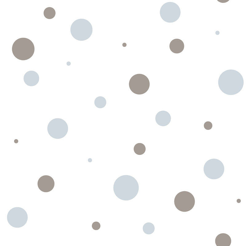 Nerijus Little Explorers 2 Polka Dots Wallpaper Roll, Blue