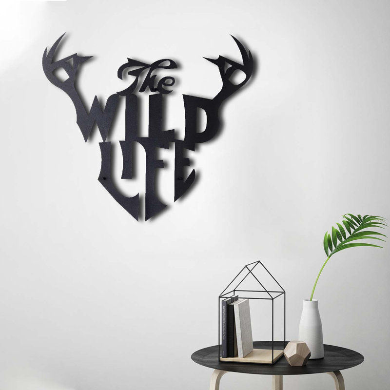 Abstract Wall Decor on Metal