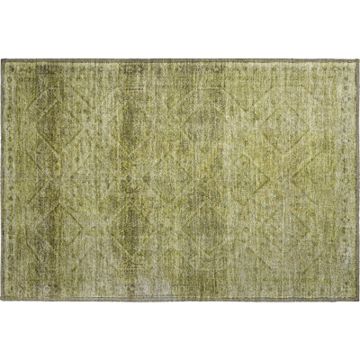 Premium Machine Washable Mayfield AMF2060 Geometric Rug