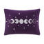 Édredon double / grand en velours mauve - rembourré, diamant, literie décorative de taille lavable à la machine, avec coussin,-124283852-124283850