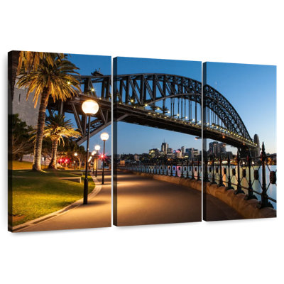 Sydney Harbor Bridge At Dusk