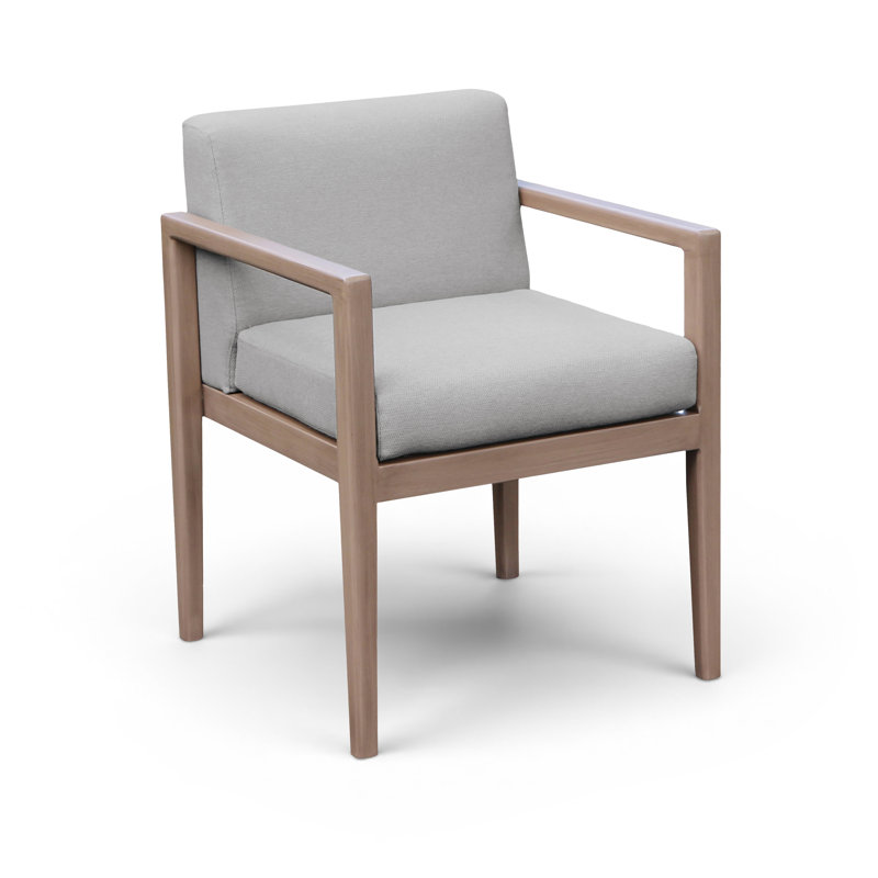 Chaise de salle à manger d'extérieur Solace, Gris