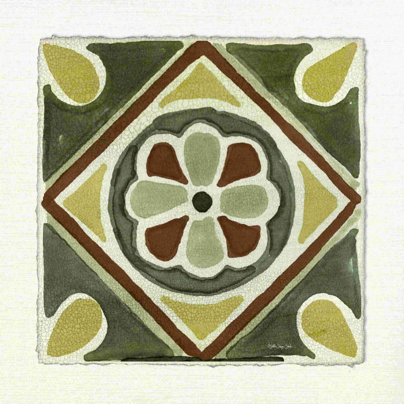 Motif de tuiles marocaines VII 2885427, H 36 po x l 36 po