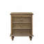 Tables de chevet Farmhouse avec 4 tiroirs, tablette coulissante dissimulée et 4 pieds en bois massif-669987205-669987225