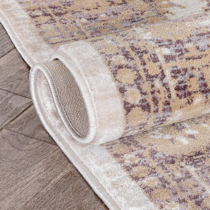 Brandenburg Moroccan Synthetic Area Rug, Rectangle 120cm x 160cm