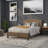 Ciriaca Arched Button Tufted Upholstered Headboard-1636055506-1636055532