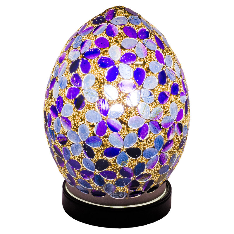 Culler 20cm Novelty Table Lamp, Purple