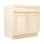 Armoire de cuisine avec base d'évier de style shaker non assemblé Brookings par Design House, blanc
