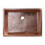 Mandalay 20" x 14.5" Hand Hammered Recycled Copper Undermount Bathroom Sink-1608136156