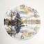 "Mountain Lake", horloge murale en verre-1303386867