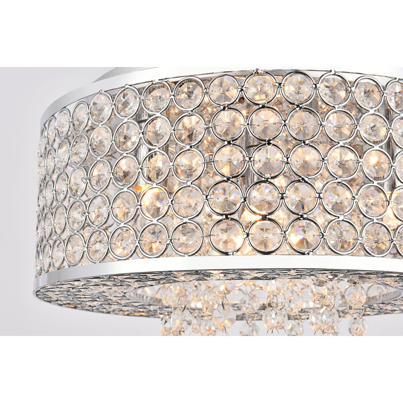 Luminaire suspendu tambour 4 lumières unique Anglesey