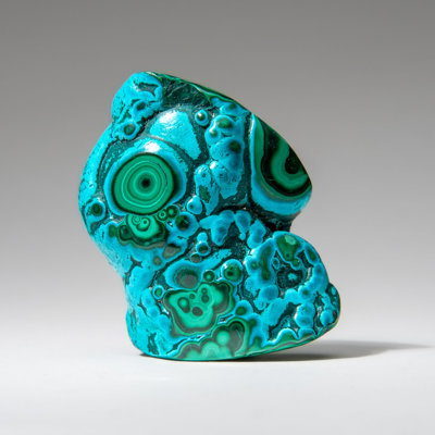Chrysocolla with Malachite Polished Stone from Democratic Republic of the Congo