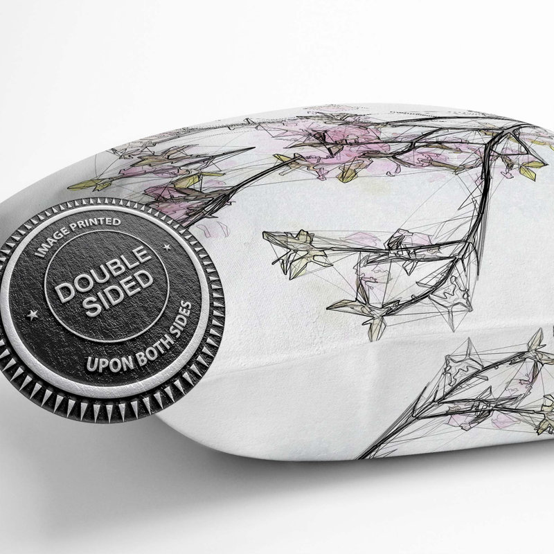 Square Throw Cushion, 40cm H x 40cm W x 15cm D
