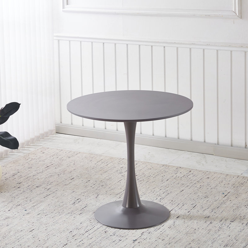 Table tulipe 31,5 pouces Mid-Century, Gris, Gris