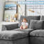Canapé modulaire en forme de U de 120 po Comfy Cloud Couch, canapé modulaire modulaire, canapé 5 places Comfy Cloud avec repose-pieds mobiles, canapé-lit en chenille, sièges profonds pour salon avec deux repose-pieds-1827790373
