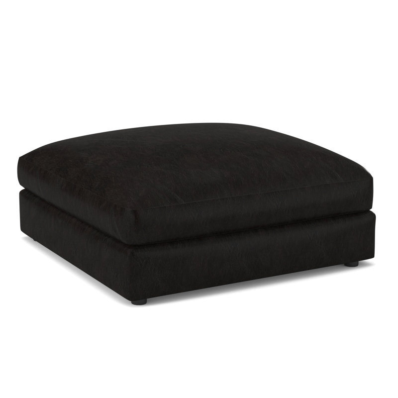 Upholstered Ottoman, Applause Bajah Ruby