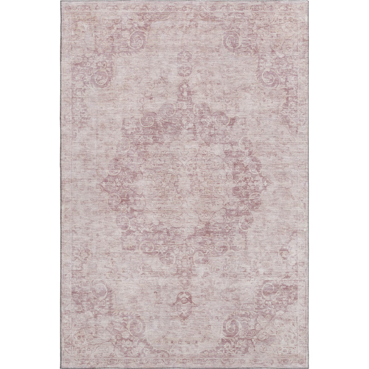 Premium Machine Washable Larock AMF1238 Global Rug