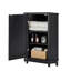 Armoire de salle de bain d'angle avec tablette réglable-489294175