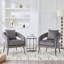 Chaise d'appoint rembourrée en velours-883399266