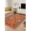 Tapis tissé orange Mosso-704553298