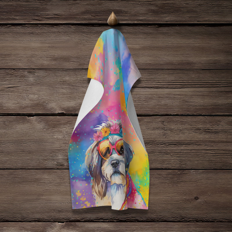 Serviette de cuisine Shih Tzu Hippie Dawg
