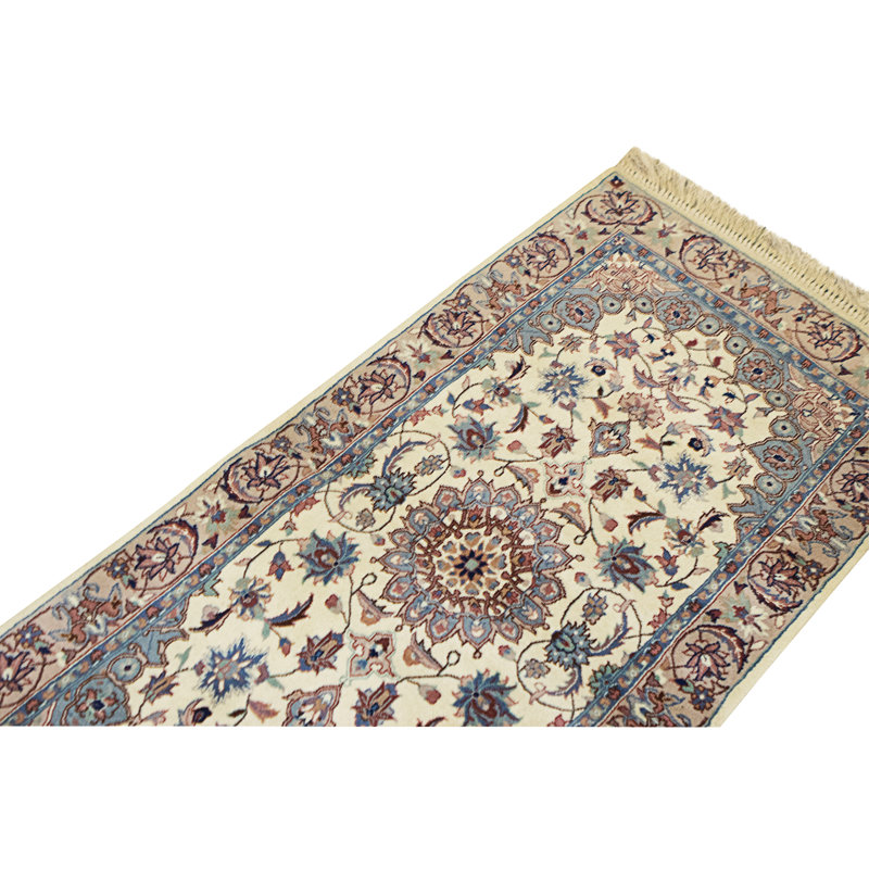 High-Quality Hand-Knotted Ivory Area Rug