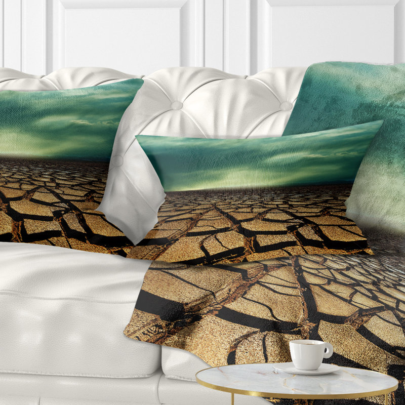 Oreiller de la sécheresse paysage, Rectangulaire, 12 po x 20 po