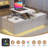 47.2-Inch Large Lift Top Coffee Table, Modern High Glossy LED Coffee Table With One Sliding Drawer & Hidden Compartment, Wireless Charging & Speaker, Marble Coffee Table For Living Room, Office-122407800