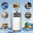 10,000 BTU Portable Air Conditioner - Cools 450 Sq.ft, 3-in-1 (Cool/Dehumidify/Fan), Remote Control + Installation Kit, White
