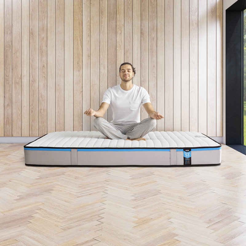 Jay-Be Benchmark S3 Memory Eco-Friendly Mattress, Single (3')