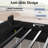 Queen Modern Hydraulic Lift Bed with Super Spacious Storage Space, Adjustable Headboard, Charging Station, RGB LED Light, Easy to Assemble, Black-44866927-44866923