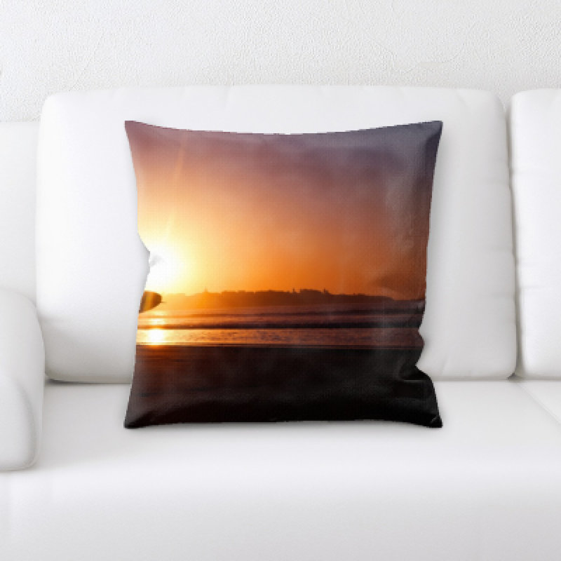 Microsuede Throw Pillow
