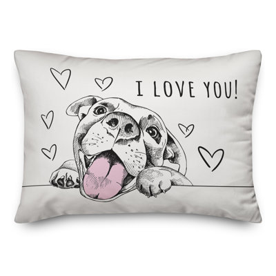  Coussin I Love You Pup