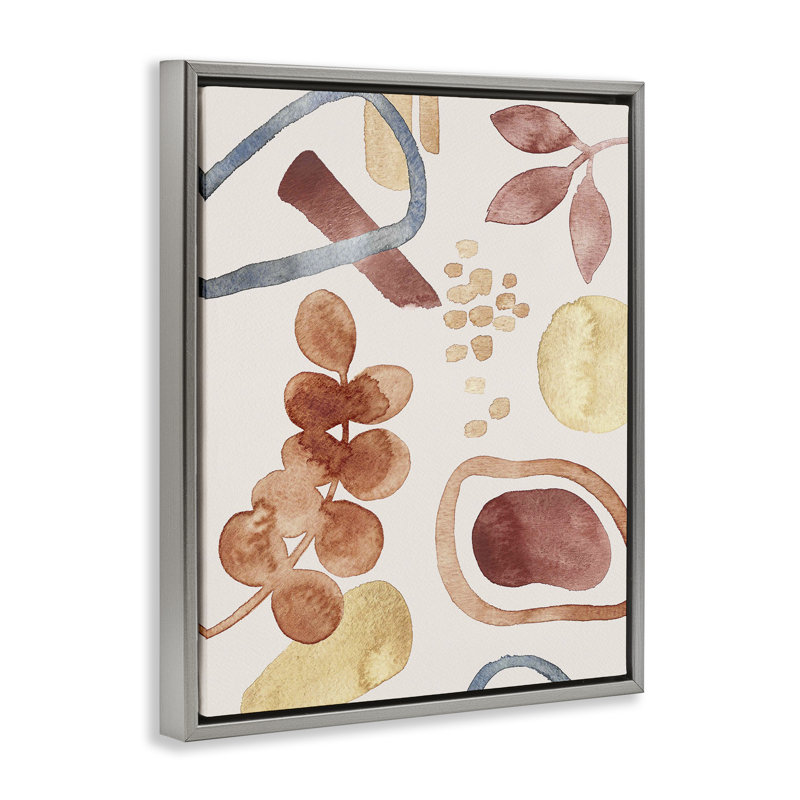 Cadre flottant Earthy, Cadre flottant gris lustré, H 31 po x l 25 po