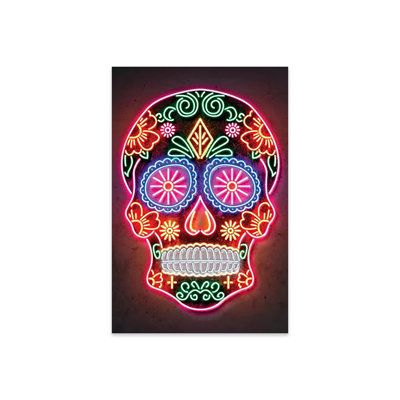 Day Of The Dead Print On Acrylic Glass