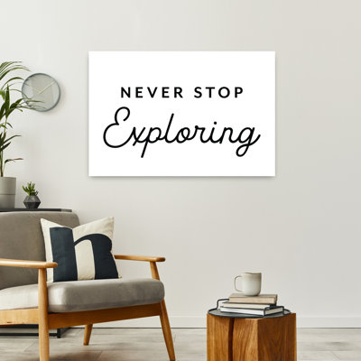 «Never Stop Exploration», art contemporain abstrait