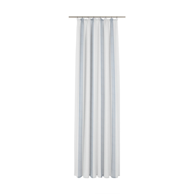 Matthew Semi Sheer Curtain Single Panel, 600 W x 145 D cm