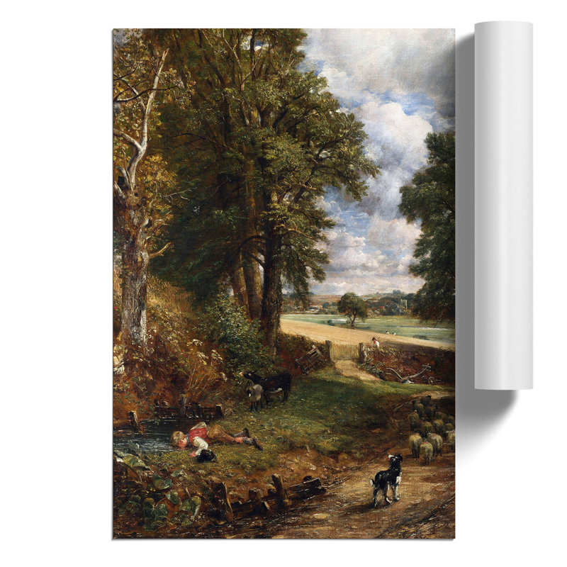 The Cornfield by John Constable - Frameless Print, 30cm H x 21cm W x 0.1cm D