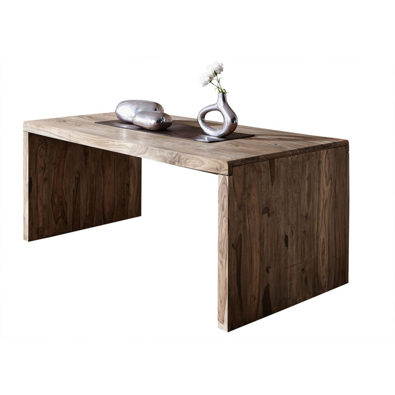 Nature Solid Wood Writing Desk, 78cm H x 178cm W x 90cm D