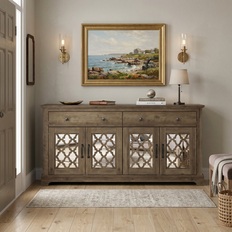 Chessani 2 Drawer Sideboard, Chêne noueux, Moorish
