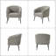 Chaise avec accoudoirs modernes 27,5 po Cadie-1799491502