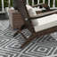 Chaise blanc crème avec. Grand siège et pour cour, patio. Confortable et extérieur - Détendez-vous dans la terrasse, le jardin et la cour arrière