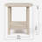 Deerfiled Rectangular 35.5cm L Outdoor Side Table-370771654