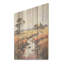 «Rustic Pareries Landscape Farmhouse I - Prairies», art sur bois de pin naturel-2079960707